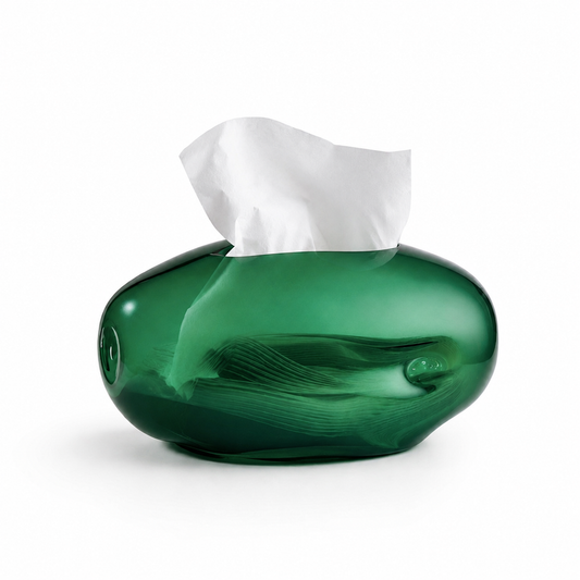 Pebble Glass Tissue Box(colors available)