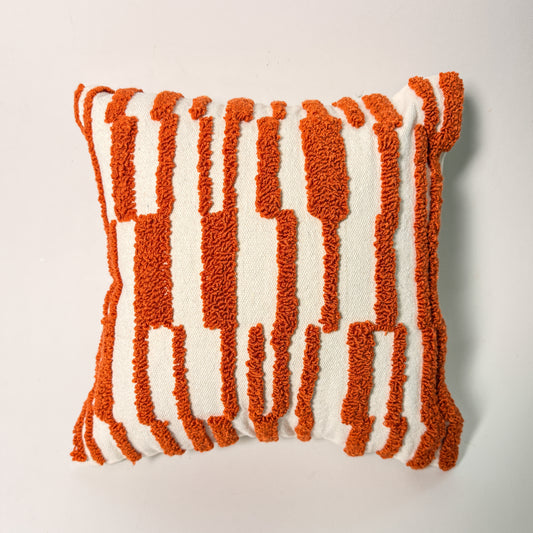 Sunbaked Cushion (punch-needle line)