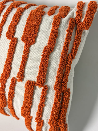 Sunbaked Cushion (punch-needle line)