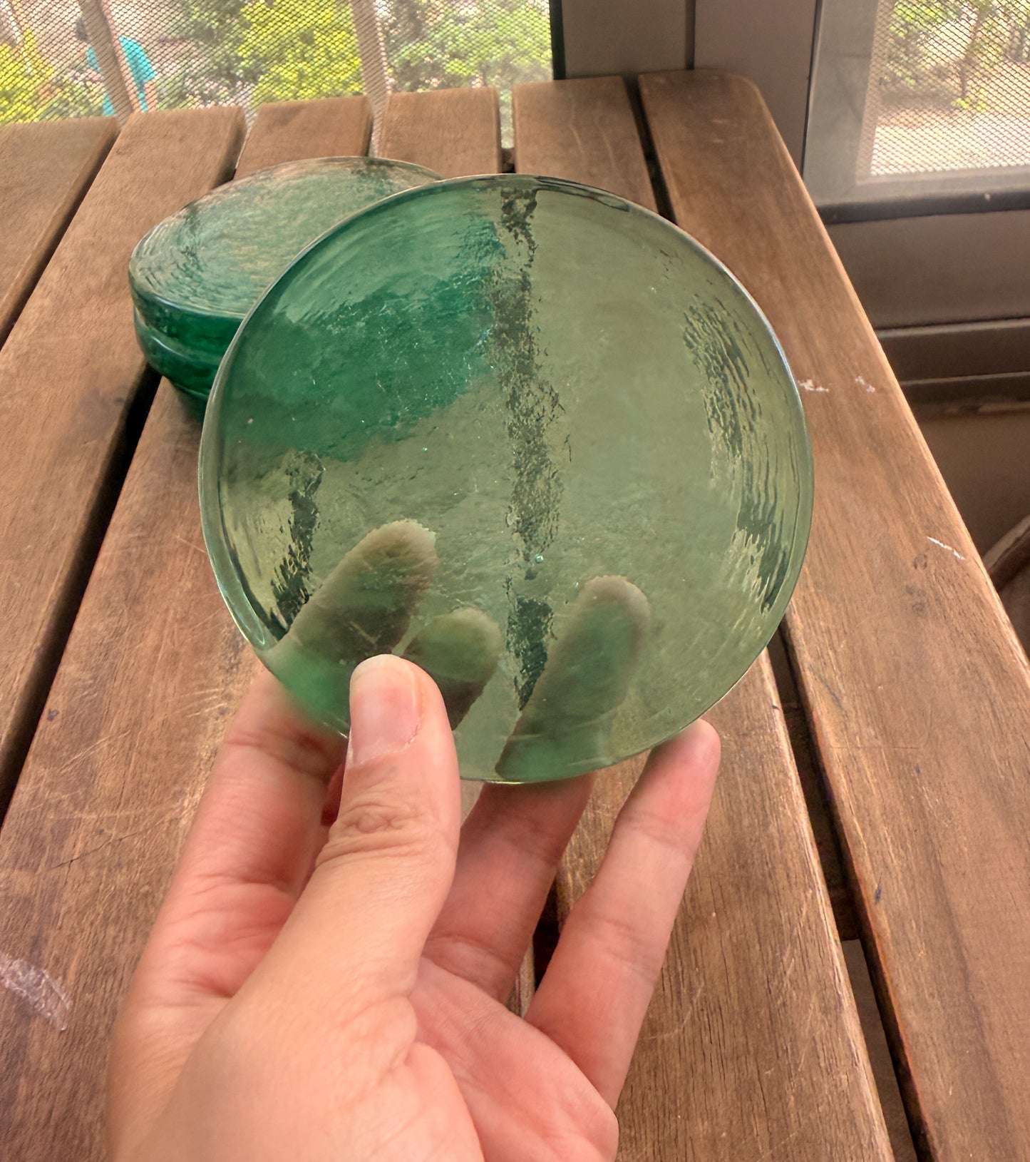 Glass Coasters Set