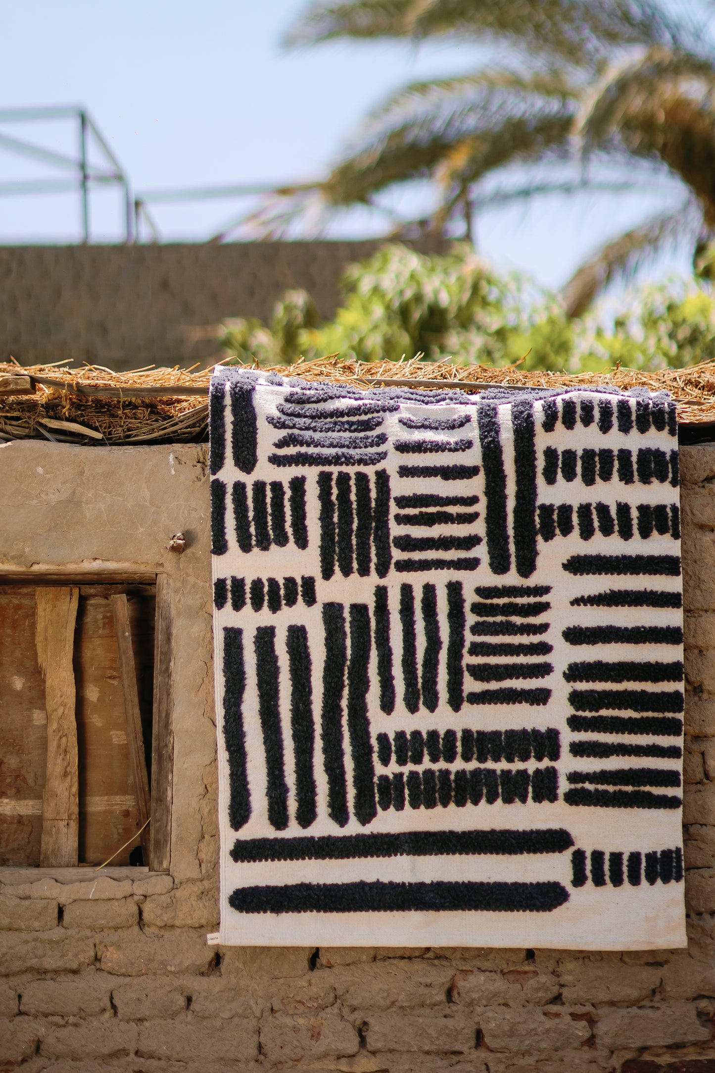 Neutral Blaze kilim Rug