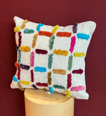 Nomad Pop kilim cushion