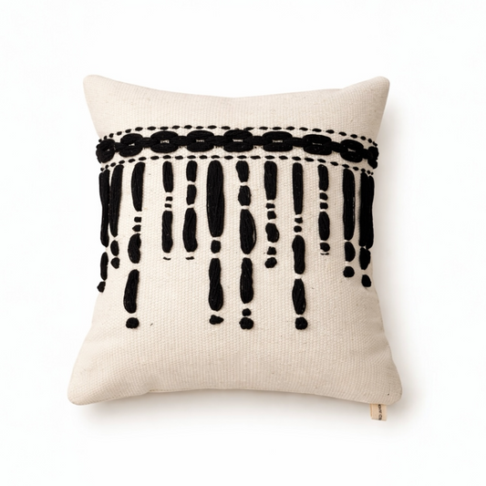 B&W Kilim Cushion