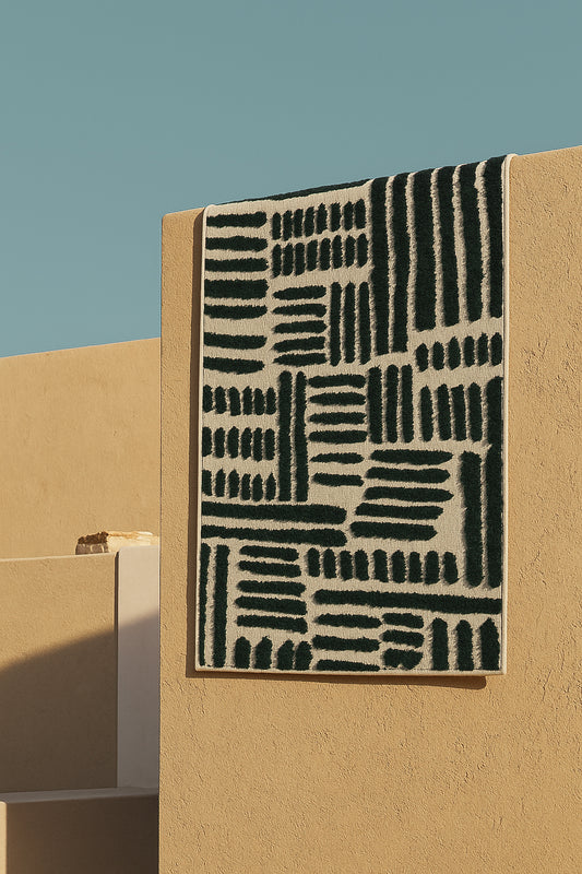 Neutral Blaze kilim Rug