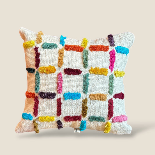 Nomad Pop kilim cushion