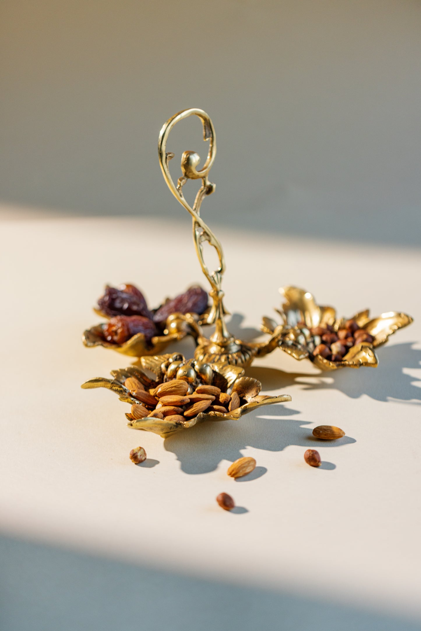 Layali Brass Nuts Holder