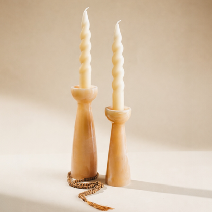 Layali Alabaster Candleholders