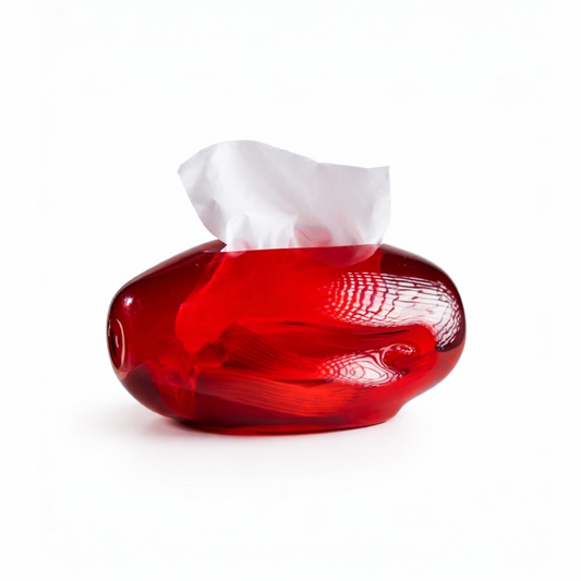 Pebble Glass Tissue Box(colors available)