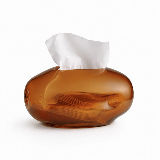 Pebble Glass Tissue Box(colors available)