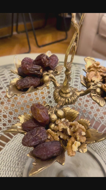 Layali Brass Nuts Holder